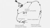 Комплект ГХ для рукомойника Kayman РМН-400/320
