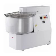 Спиральный тестомес MEC SK-55-2S для дрожжевого теста
