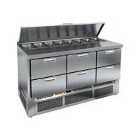 Стол для салатов Hicold SLE1-222GN с крышкой Стол для салатов Hicold SLE1-222GN с крышкой