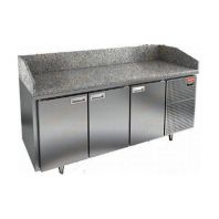 Стол для пиццы Hicold PZ3-111/GN камень Стол для пиццы Hicold PZ3-111/GN камень