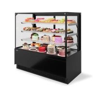 Витрина кондитерская CHILZ VETE II KUB LUX 90 металлик/черн. мат./краш. (NS-0.VG033.B9005M)
