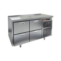 Стол с морозильным шкафом Hicold SN 22/BT O (R290) Стол с морозильным шкафом Hicold SN 22/BT O (R290)